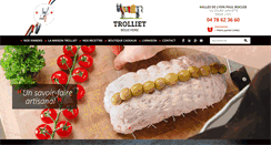 Desktop Screenshot of boucherie-trolliet.com