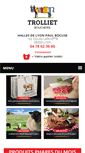 Mobile Screenshot of boucherie-trolliet.com